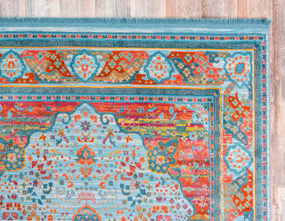 Unique Loom Light Blue Baracoa Malecon 5' 5 x 8' 0 Area Rug