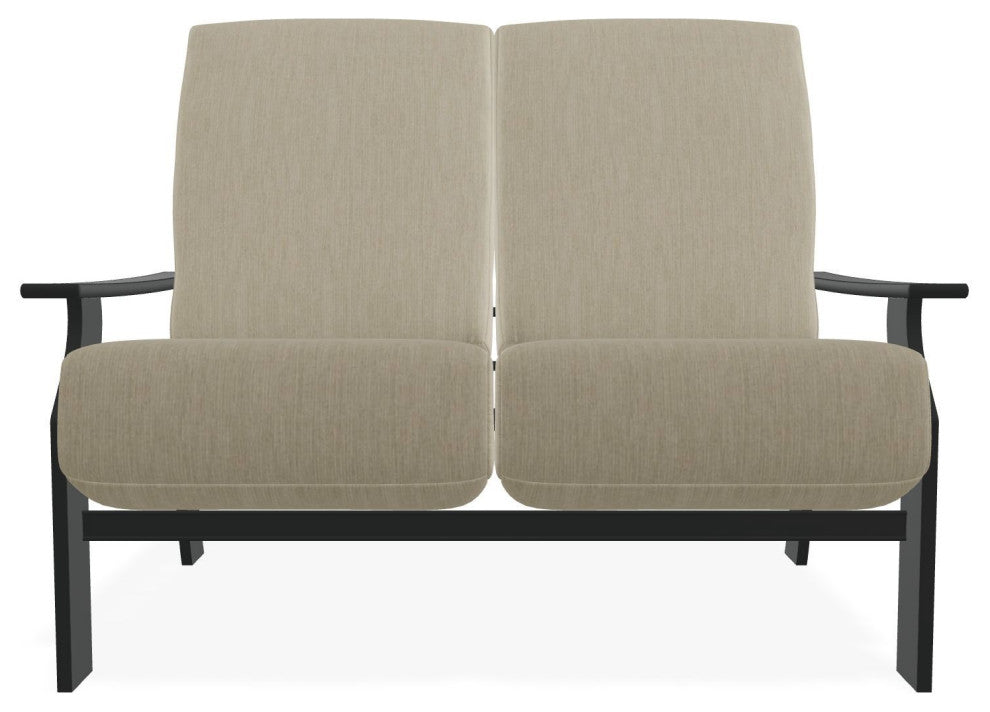 St. Catherine Deep Seat Outdoor Loveseat, Huskie/Graphite