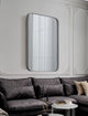 Decorative Mirror, Grey, 24x36