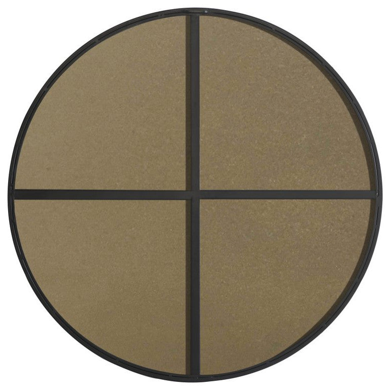 Contemporary Black Vanity Mirror