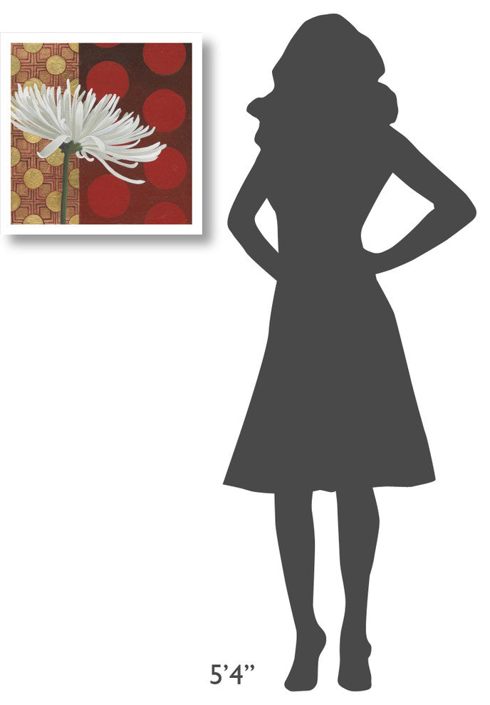 "Morning Chrysanthemum I" Digital Paper Print by Kathrine Lovell, 20"x20"