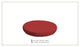6" High Back Cushion for Round Ottoman