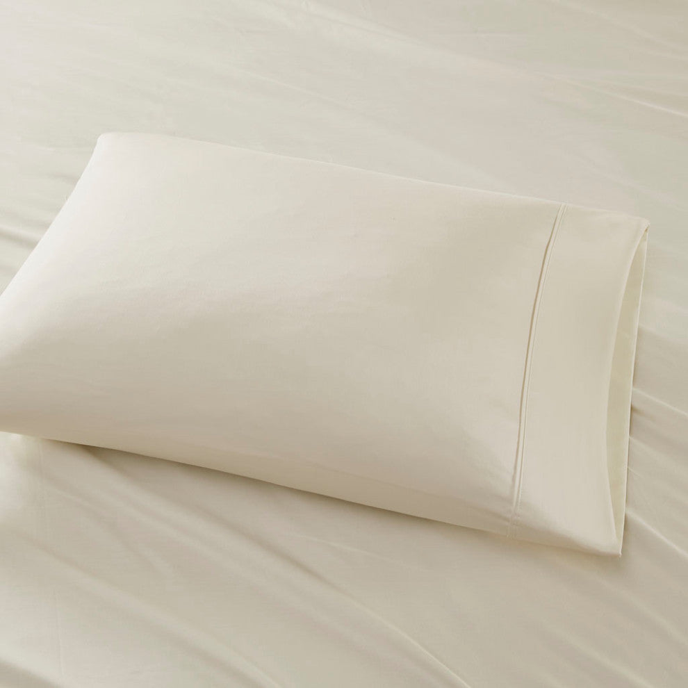 Madison Park 800 Thread Count Cotton-Blend Sateen 6-Piece Sheet Set, Ivory