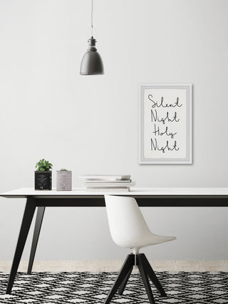 "Silent and Holy Night" Framed Painting Print, 20x30