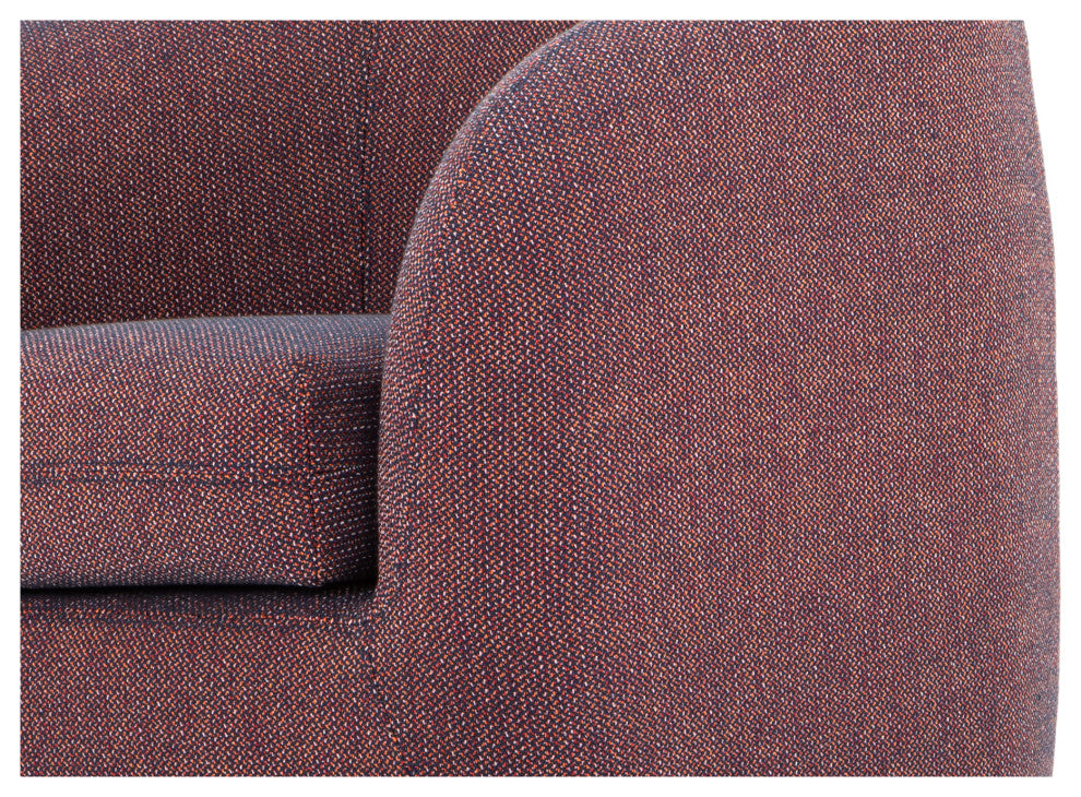 Retro Maurice Swivel Chair Rosa Orange - Orange