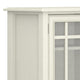 Connaught Solid Wood Tall Storage Cabinet, Antique White