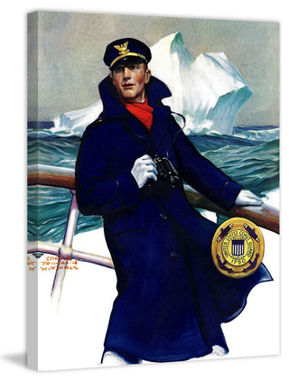 "The Captain" Painting Print on Wrapped Canvas