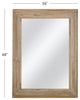 Rustic Wall Mirror - Natural Wash