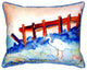 Great White Heron Small Indoor/Outdoor Pillow 11x14 - Set of Two