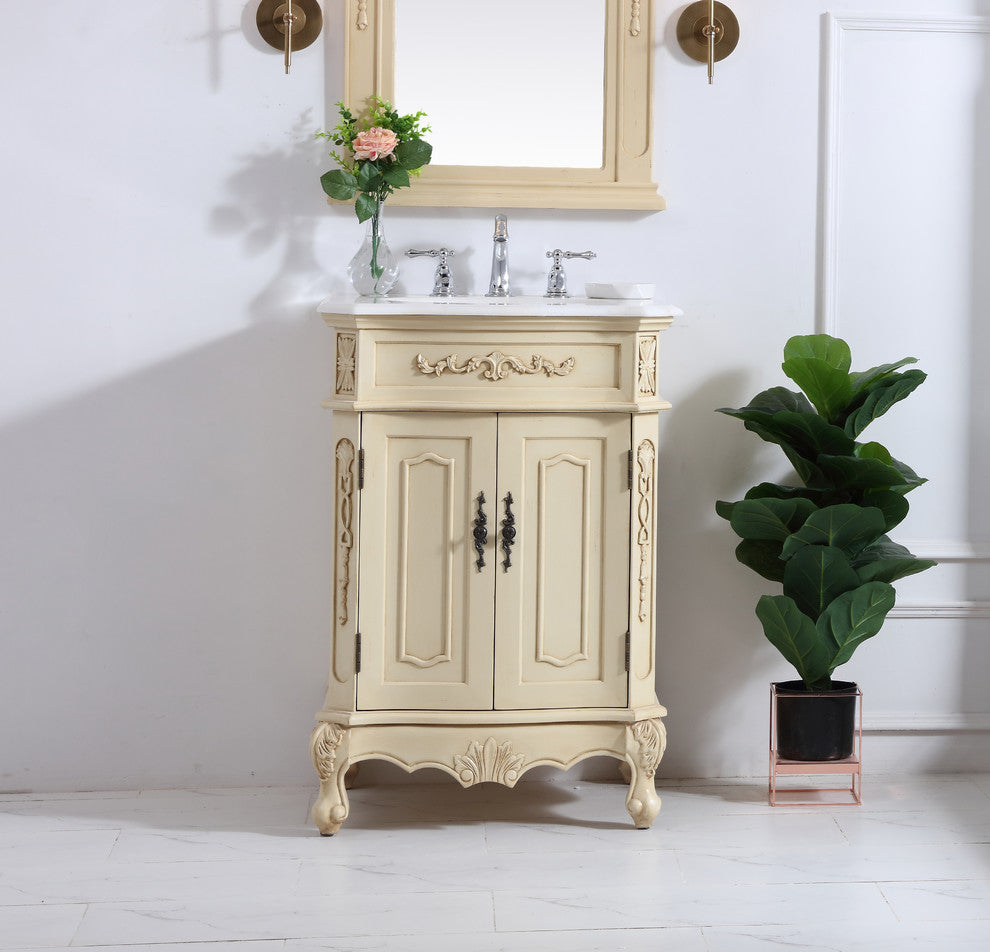 24" Single Bathroom Vanity Set