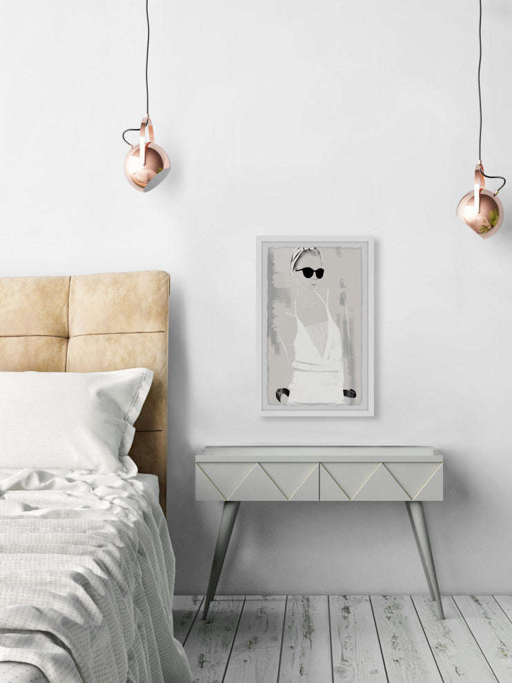 "Getaway Glamour" Framed Painting Print, 24x36
