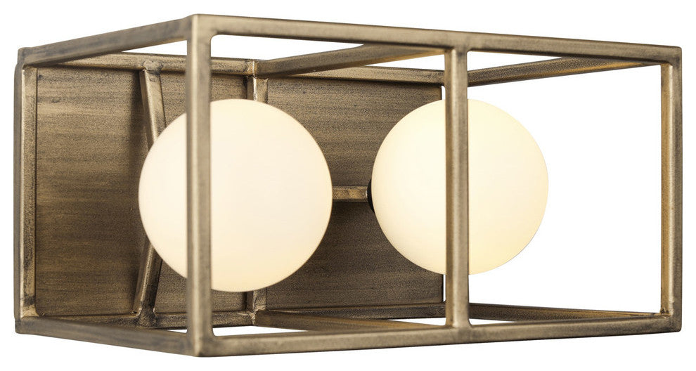 Varaluz Plaza 2-Lt Bath - Havana Gold/Carbon