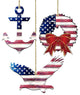 Patriotic Ornaments Set of 3