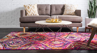 Unique Loom Multicolored Estrella Magnolia 9'x12' Area Rug, Multi, 6' 7 X