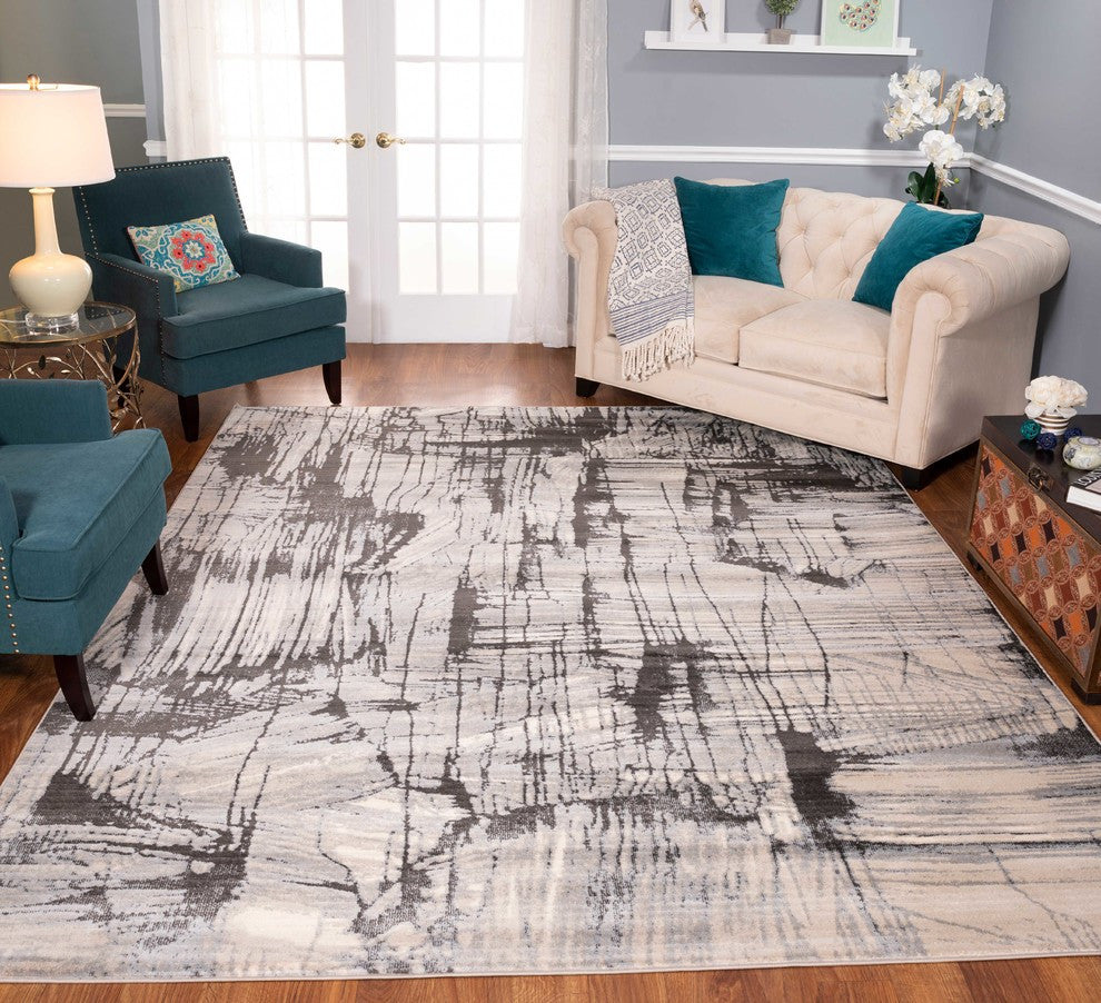 Noori Rug Lagoon Jodie Charcoal/Ivory Rug