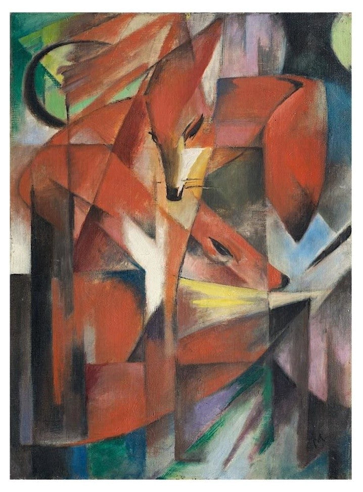 "The Fox, 1913" Digital Paper Print by Franz Marc, 20"x26"