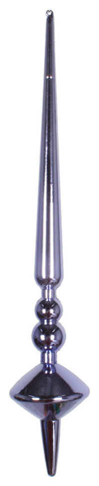 Vickerman 12" Cupola Finial, 3 per Bag, Lavender, Shiny