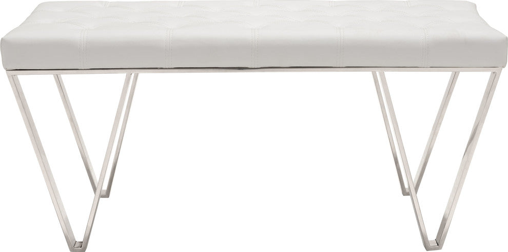 Zuo Modern Top Bench White
