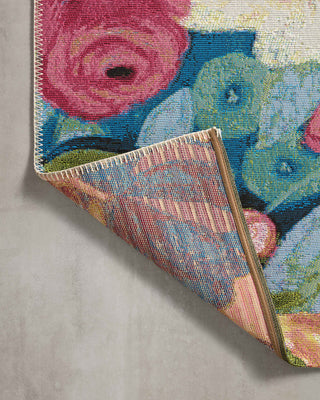 Loloi II Botanical Navy/Multi 3'11"x5'11" Accent Rug