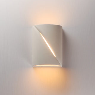 ET2 E14390 Puff 8" Tall LED Outdoor Wall Sconce - Chaulk White