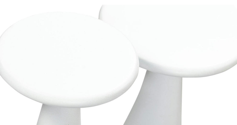 TOV Furniture Gianna Concrete Accent Tables - Set of 2