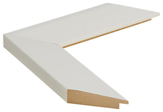 LaRue Framed Wall Mirror, White, 36"x42"