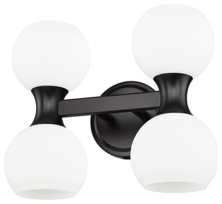 Z-LITE 4-Light Vanity, Matte Black