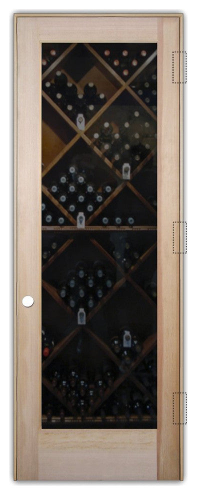 Wine Door - Grape Cluster Grape Ivy - Douglas Fir (stain grade) - 28" x 84"...
