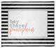 Hey There Pumpkin Stripes Fleece Blanket