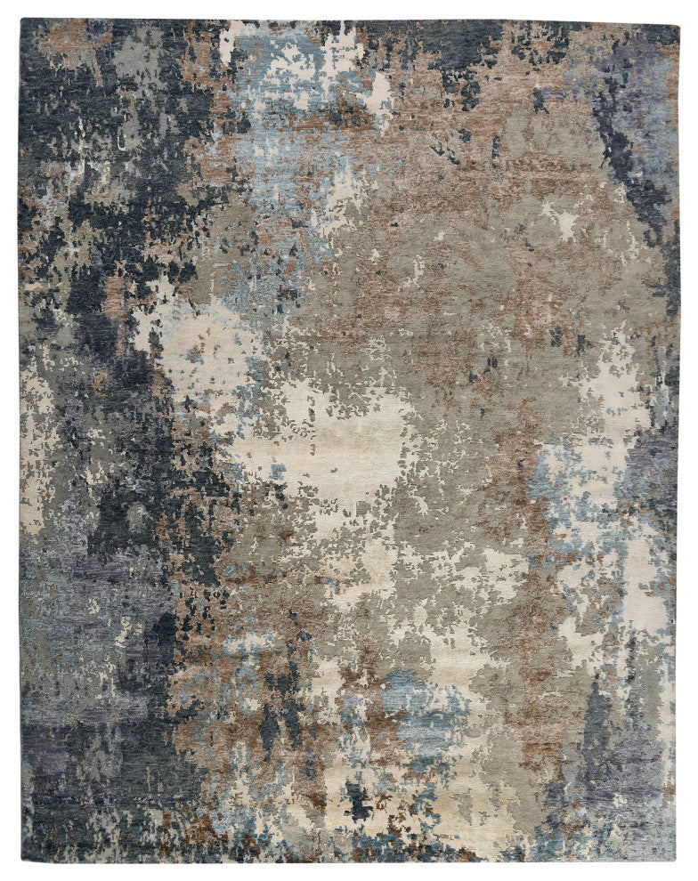 Serena Mindy Area Rug, Blue, 10' x 14', Abstract
