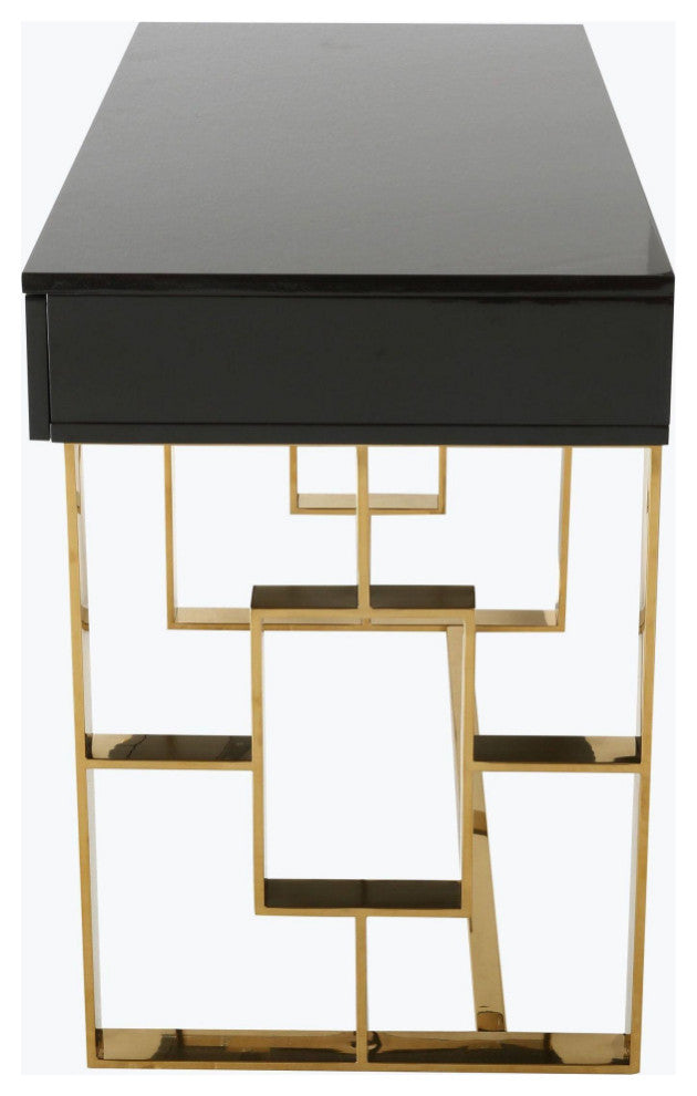 Audrey Gray Lacquer Desk