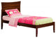 Metro Bed, Walnut, Twin