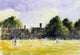 Camille Pissarro Hampton Court Green, 18"x27" Wall Decal