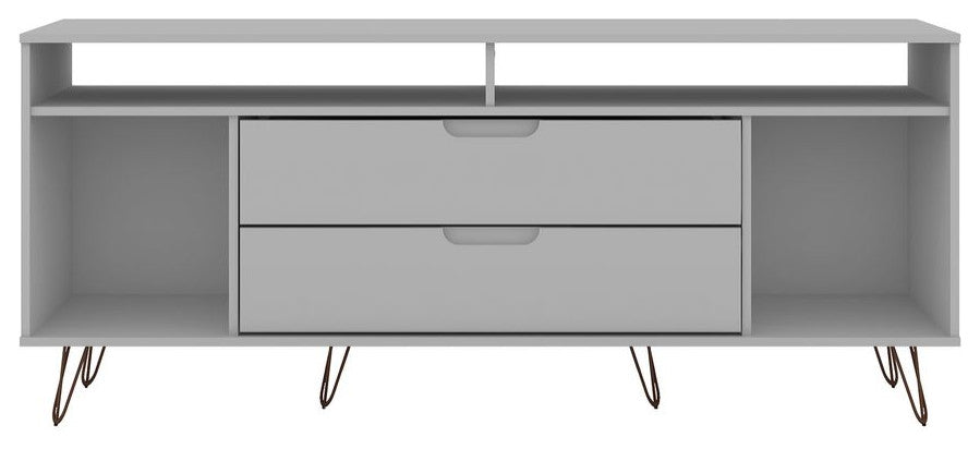 Rockefeller 63" TV Stand, White