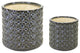 Pot, 2-Piece Set, 4.5"H, 6.25"H Terra Cotta