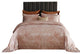 King Size Duvet Cover Set, 6 Piece Luxury Jacquard Bedding, Vienna DM717K