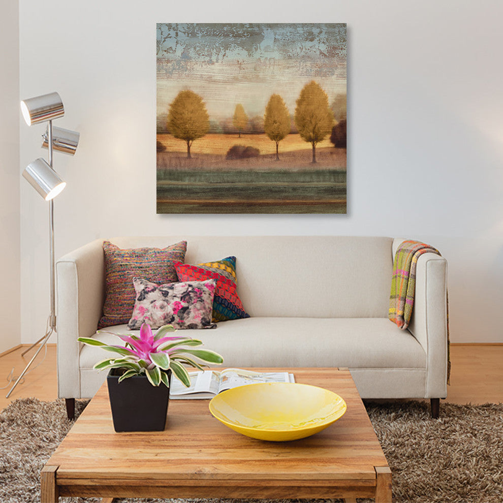 "In Awe I" by Gregory Williams, Canvas Print, 37"x37"