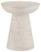 Gati Whitewash Accent Table