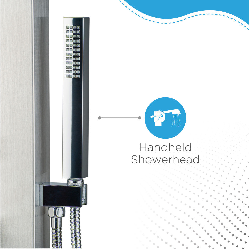 Blue Ocean 48" Stainless Steel SPS88213B Shower Panel