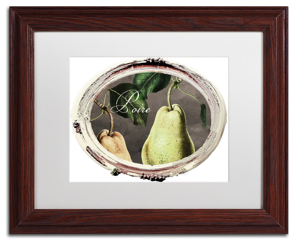 Color Bakery 'Paris in Frames 9' Matted Framed Art, Wood Frame, White Mat, 14x11