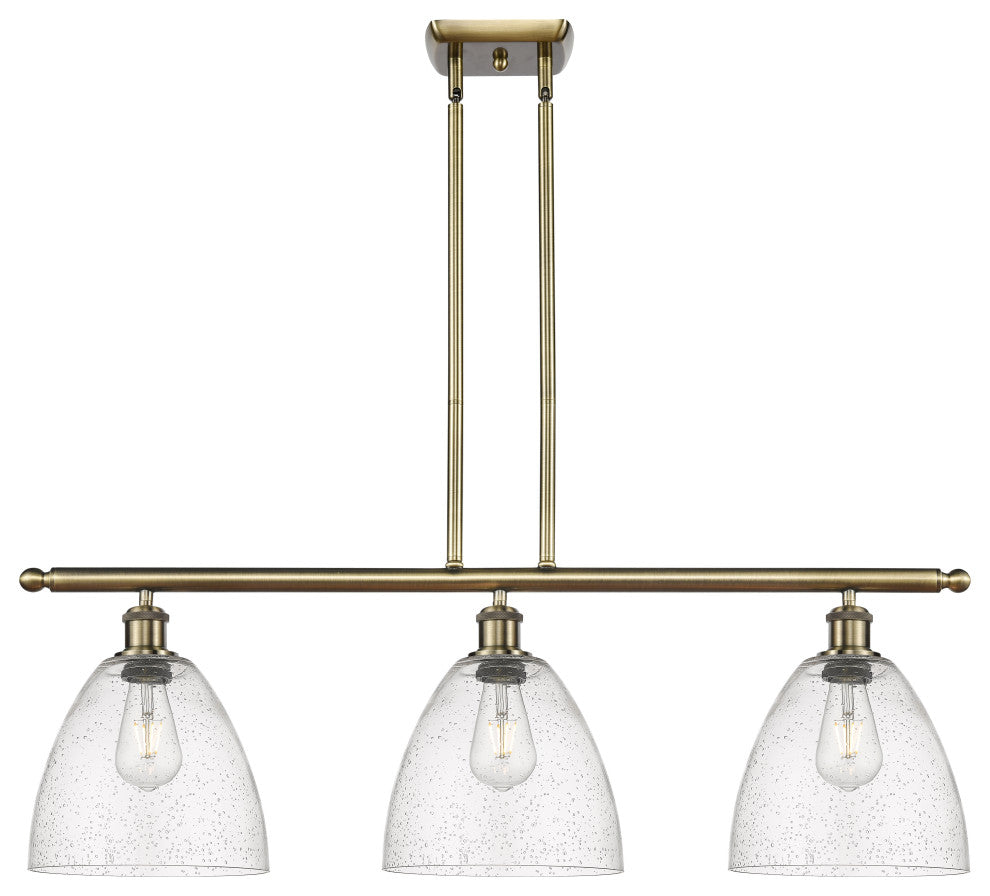 Innovations 516-3I-AB-GBD-94 3 Light Island Light, Antique Brass