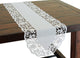 Somerset Embroidered Cutwork Floral Table Runner, 15"x72"