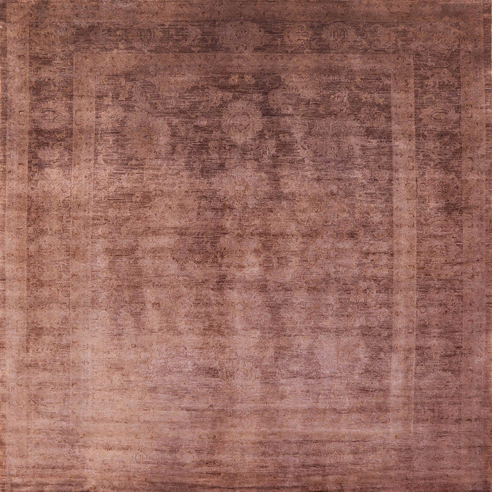 Ahgly Company Indoor Square Mid-Century Modern Area Rugs, 6' Square