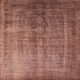 Ahgly Company Indoor Square Mid-Century Modern Area Rugs, 6' Square