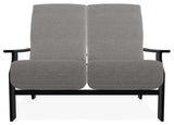 St. Catherine Deep Seat Outdoor Loveseat, Graystone/Black