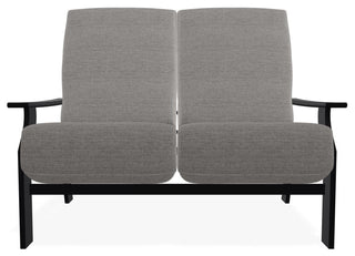 St. Catherine Deep Seat Outdoor Loveseat, Graystone/Black