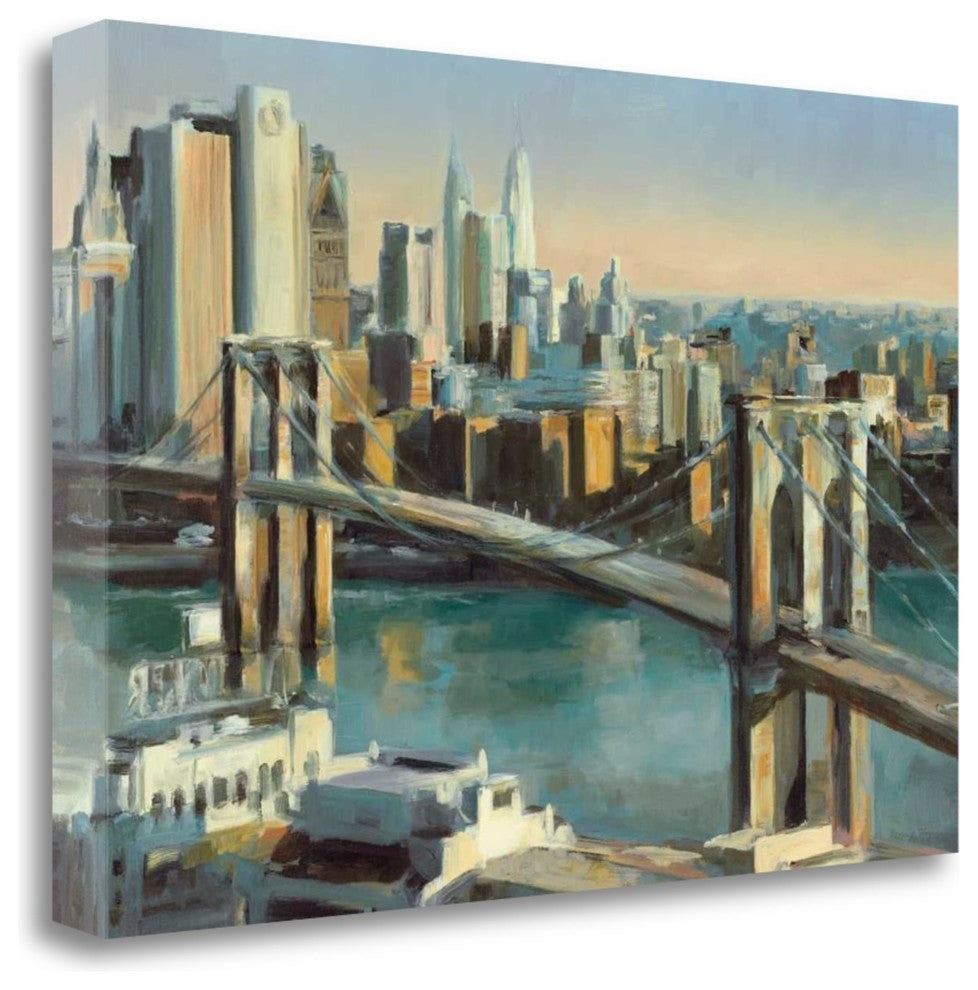 "Into Manhattan 36C24" By Marilyn Hageman, Giclee Print on Gallery Wrap Canvas