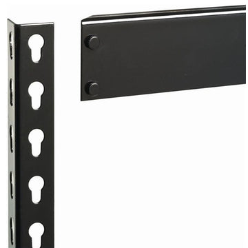 Iron Horse 3800 Riveted Metal Shelving 5-Shelf Unit 18D x 36W x 72H Black