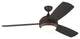 Monte Carlo 3DIR58RBDV1 58``Ceiling Fan Discus Trio Max Roman Bronze