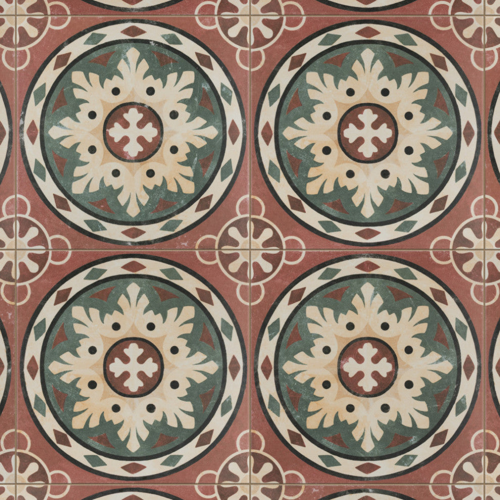 Habana Rosso Porcelain Floor and Wall Tile